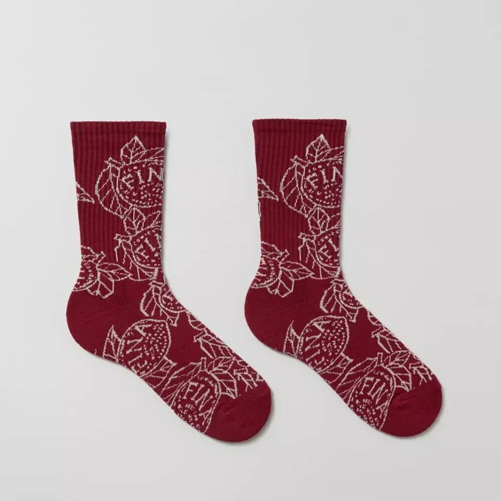 NWT Urban Outfitters Orange Crush Crew Socks